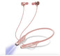 Jarvis3k Wireless Neckband Headphones with Flashlight – Pink