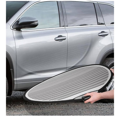Tobeelec 80cm Car Dent Detection Board with Storage Bag – Striped Light Reflector Tool