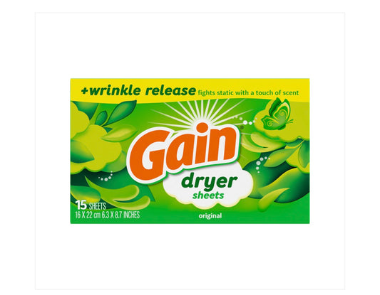 Gain Dryer Sheets Original 15 ct