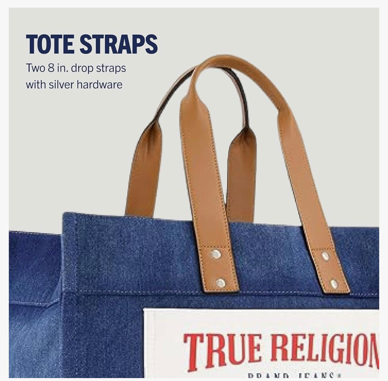 True Religion Large Tote Bag