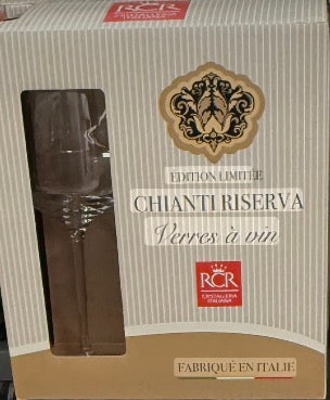 Set of RCR Cristalleria Italiana Chianti Riserva wine glasses
