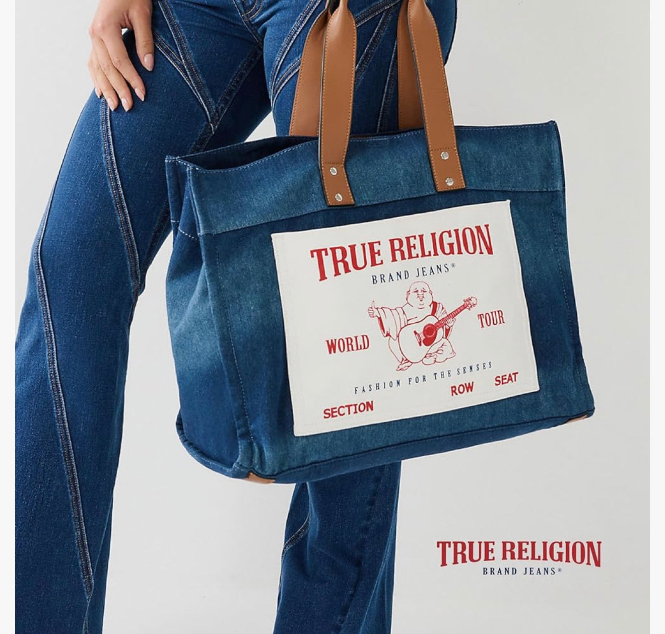 True Religion Large Tote Bag