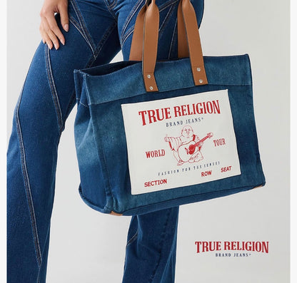 True Religion Large Tote Bag