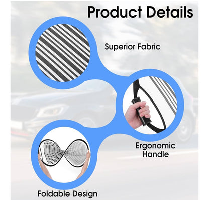 Tobeelec 80cm Car Dent Detection Board with Storage Bag – Striped Light Reflector Tool