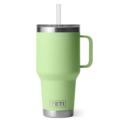 YETI Rambler 35 oz Tumbler with Handle and Straw Lid, Travel Mug Water Tumbler, Vacuum Insulated Cup with Handle, Stainless Steel