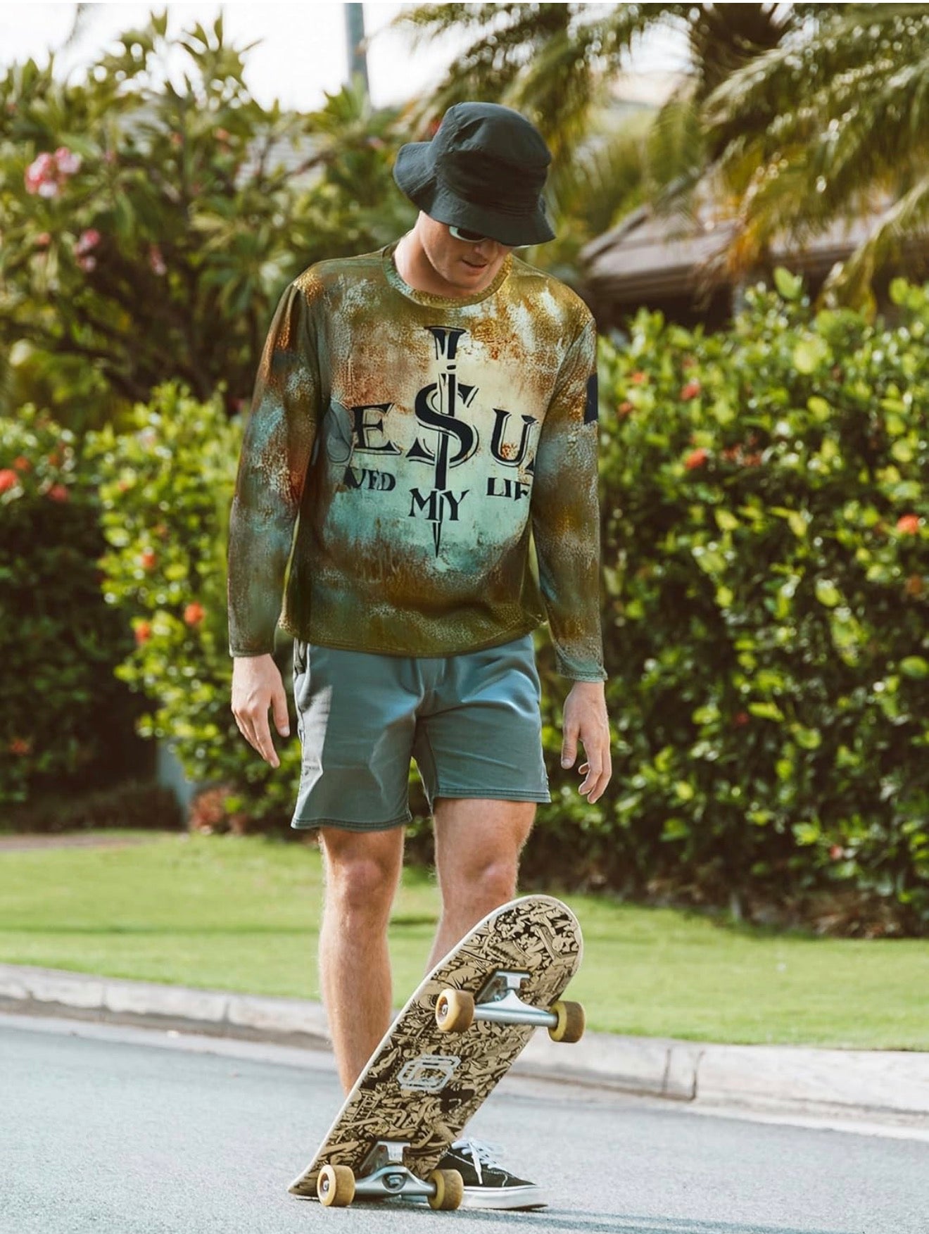 Jesus Saved My Life – Faith Streetwear Long Sleeve Tee