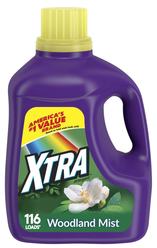 Xtra 116 Loads Woodland Mist
Liquid Laundry Detergent (139.2 oz)