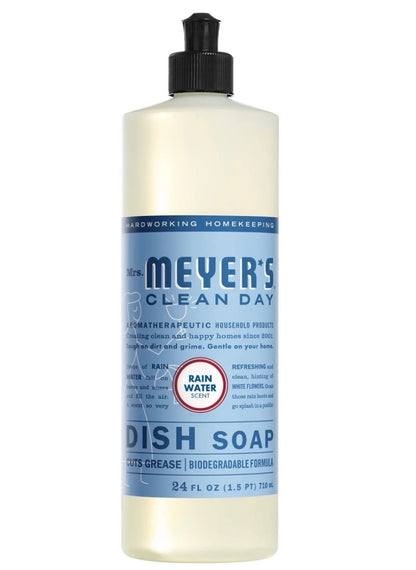 MRS. MEYER'S CLEAN DAY Liquid Dish Soap, Biodegradable Formula 24 fl oz