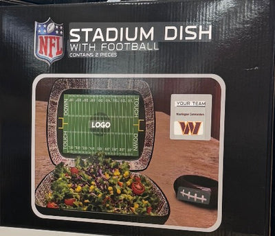 Football Stadium Chip And Dip Sports Serving Set