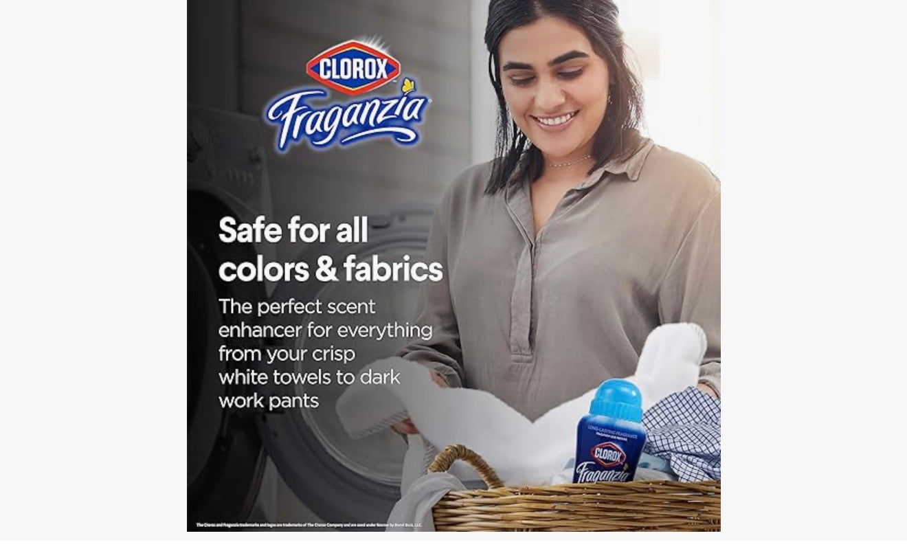 Clorox Fraganzia Laundry Scent Booster Crystals Linen Scent 18 Oz
Scented In-Wash Freshener Beads