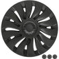 Tesla Model Y 19 Inch Matte Black Wheel Covers 4 Pack Hubcap Replacement