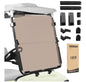 Tinted Folding Golf Cart Windshield – Universal Clear View Windshield for EZGO, Club Car, Yamaha