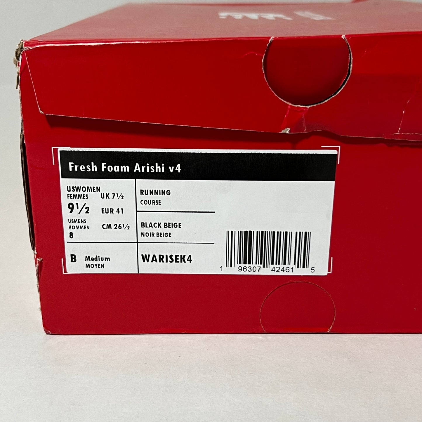 New Balance Fresh Foam Arishi v4 Women's Running Shoes Black Size 9.5